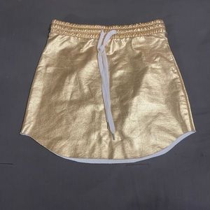 Golden Mini Skirt Forever 21